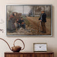 People by a Road, 1893 - Floater Framed Canvas Print