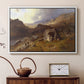 Lledr Valley in Wales, 1864 - Floater Framed Canvas Print