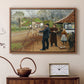 L. A. Ring Painting near Aasum Smithy, 1893 - Floater Framed Canvas Print