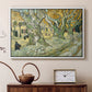 The Large Plane Trees (Road Menders at Saint-Rémy), 1889 - Floater Framed Canvas Print
