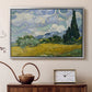 Wheat Field with Cypresses, 1889 - Floater Framed Canvas Print