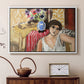 Woman Seated in an Armchair, c. 1920 - Floater Framed Canvas Print