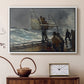 The Signal of Distress, c. 1896 - Floater Framed Canvas Print