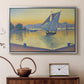 The Port at Sunset, Opus 236, Saint Tropez, 1892 - Floater Framed Canvas Print