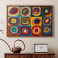 Color Study: Squares with Concentric Circles, 1913 - Floater Framed Canvas Print