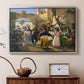 Romans Gathered for Merriment at an Osteria, 1839 - Floater Framed Canvas Print