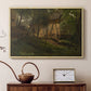 German Farm, 1859 - Floater Framed Canvas Print