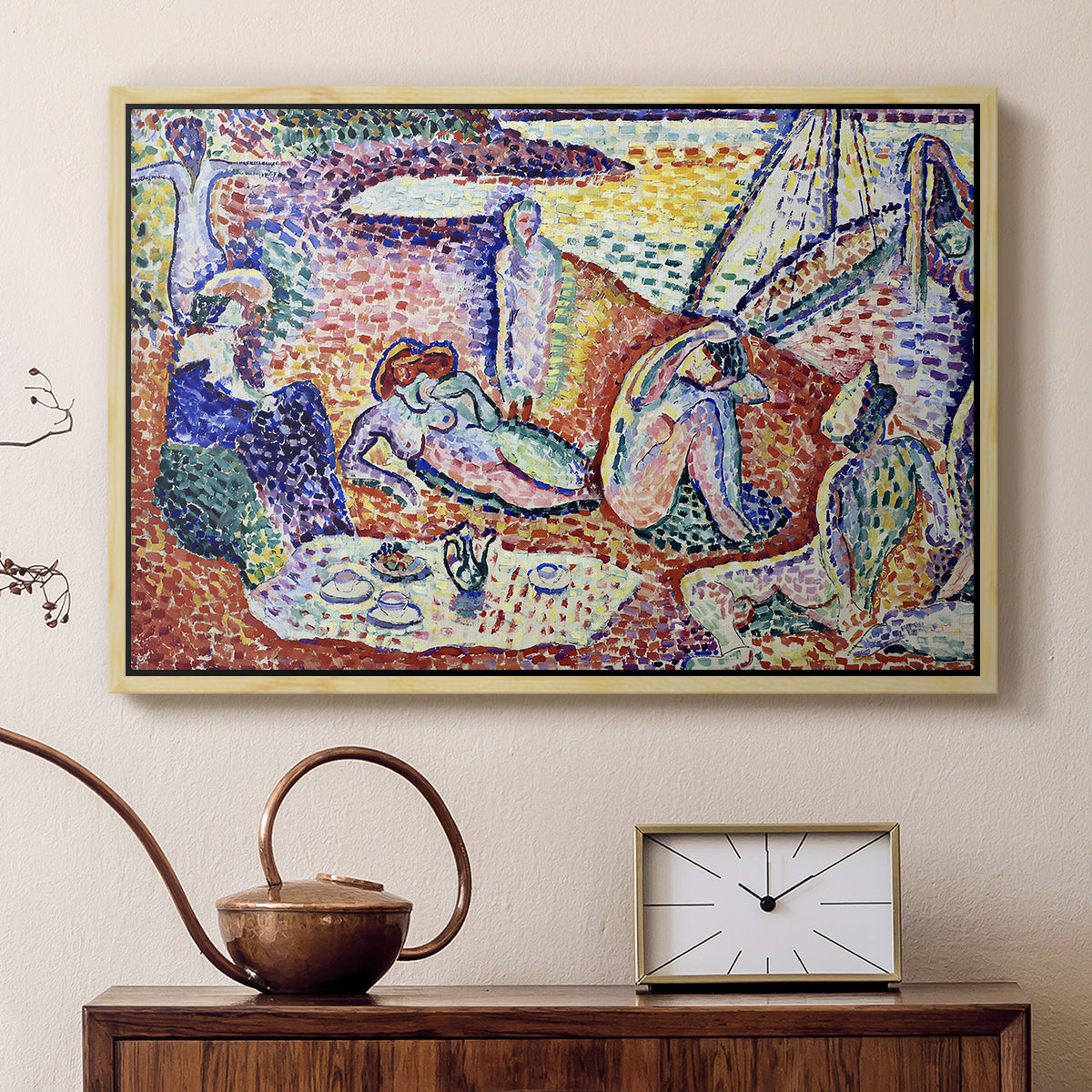 Luxe, Calme et Volupté, 1904 - Floater Framed Canvas Print