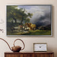 The Harvest Wagon (Der Heuwagen), c. 1850 - Floater Framed Canvas Print