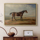 Dr. Syntax, a Bay Racehorse, Standing in a Coastal Landscape, an Estuary Beyond, c. 1820 - Floater Framed Canvas Print