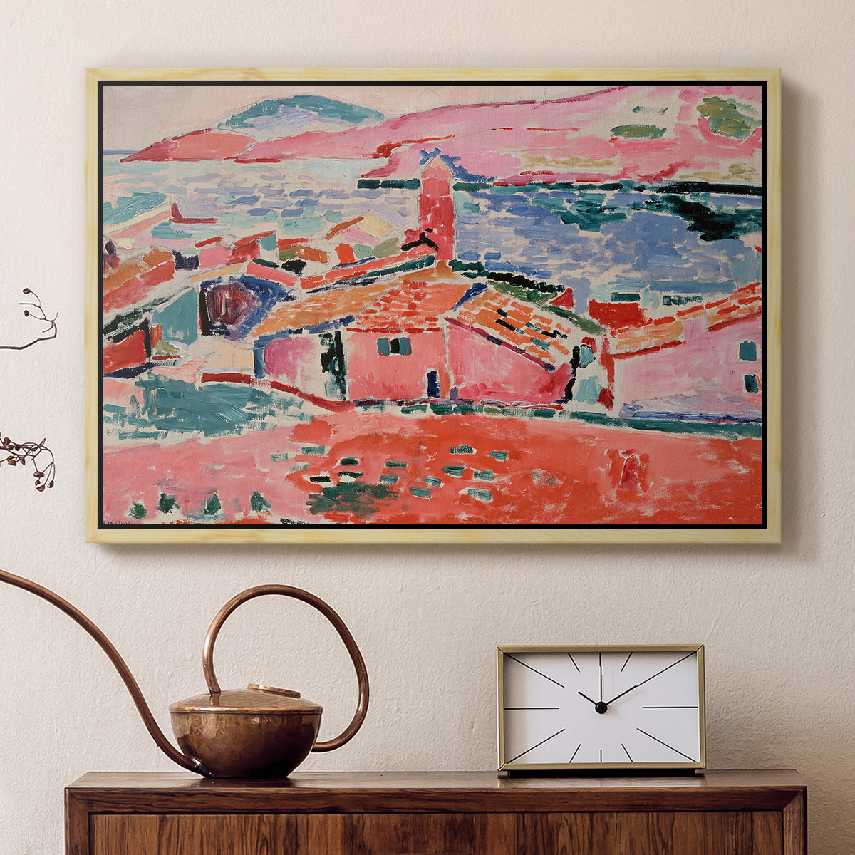 View of Collioure, 1905 - Floater Framed Canvas Print