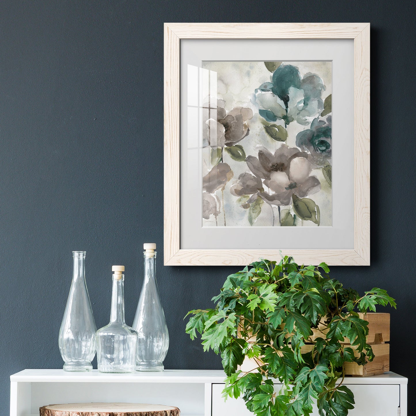Topaz Garden II - Barnwood Framed Art Print
