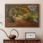A Wooded Path in Autumn, 1902 - Floater Framed Canvas Print