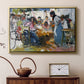 Net Menders in Valencia, 1909 - Floater Framed Canvas Print