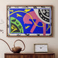 The Horse, the Rider and the Clown, from Jazz, 1947 - Floater Framed Canvas Print