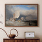 Fishing Boats with Hucksters Bargaining for Fish, 1837-1838 - Floater Framed Canvas Print