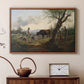 Shepherd with Billy Goat, c. 1830 - Floater Framed Canvas Print