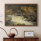Waterfall in Hallingdal, 1848 - Floater Framed Canvas Print