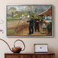 L. A. Ring Painting near Aasum Smithy, 1893 - Floater Framed Canvas Print