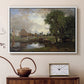 Dedham Lock and Mill, c. 1820 - Floater Framed Canvas Print