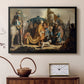David with Goliath's Head in front of Saul, for Rembrandt, 1627 - Floater Framed Canvas Print