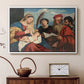 Mary and Child with Saints Stephen, Jerome and Maurice, c. 1510 - Floater Framed Canvas Print