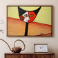 Picasso's Cat–El Gato - Floater Framed Canvas Print