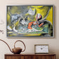 Still Life with Cat and Lobster, 1962 - Floater Framed Canvas Print