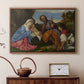 The Holy Family with a Shepherd, c. 1510 - Floater Framed Canvas Print