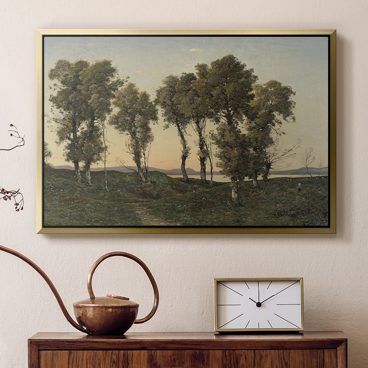 Autumn Evening, 1894 - Floater Framed Canvas Print