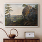 Landscape with the Balbersteine near Miesenbach, 1839 - Floater Framed Canvas Print