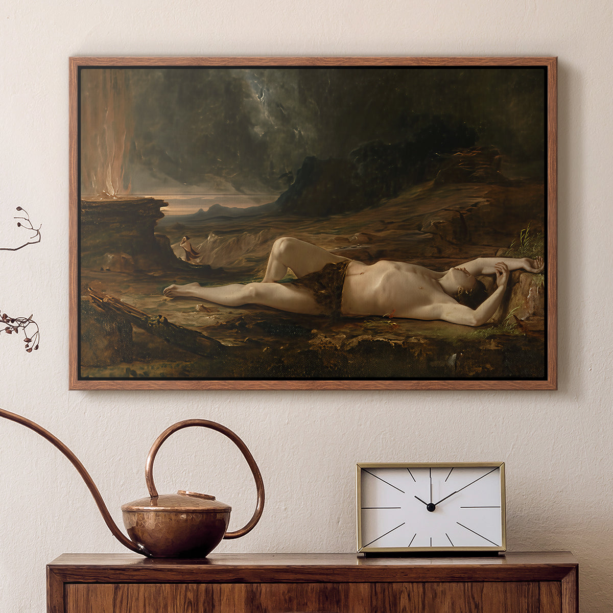 The Dead Abel, 1832 - Floater Framed Canvas Print
