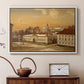 The Riding School at Akershus Castle, 1846 - Floater Framed Canvas Print