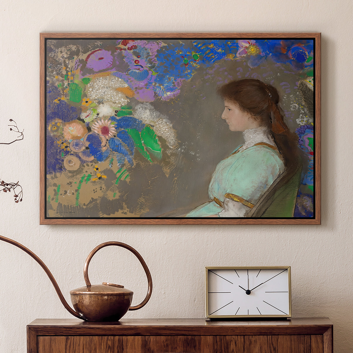 Portrait of Violette Heymann, 1910 - Floater Framed Canvas Print