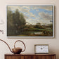 Washerwomen at the Water's Edge, c. 1860-1870 - Floater Framed Canvas Print