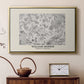 Fleurs, 1866 (Morris Inspired) - Floater Framed Canvas Print