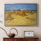 Wheat Field with Sheaves (Harvest in Provence), 1888 - Floater Framed Canvas Print
