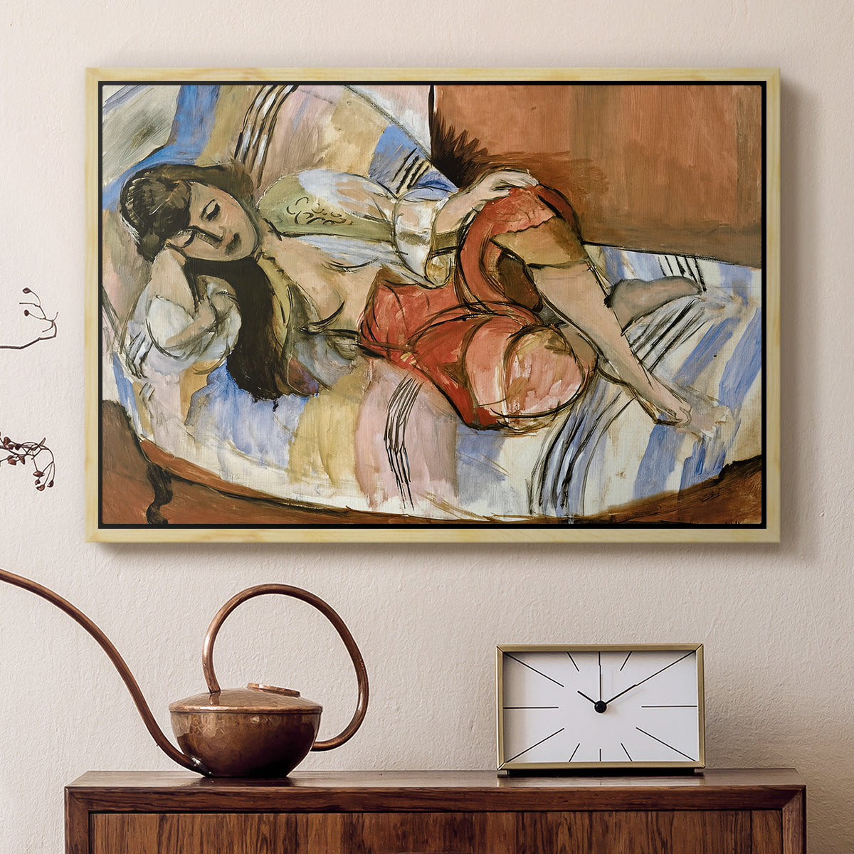 Odalisque, 1923 - Floater Framed Canvas Print