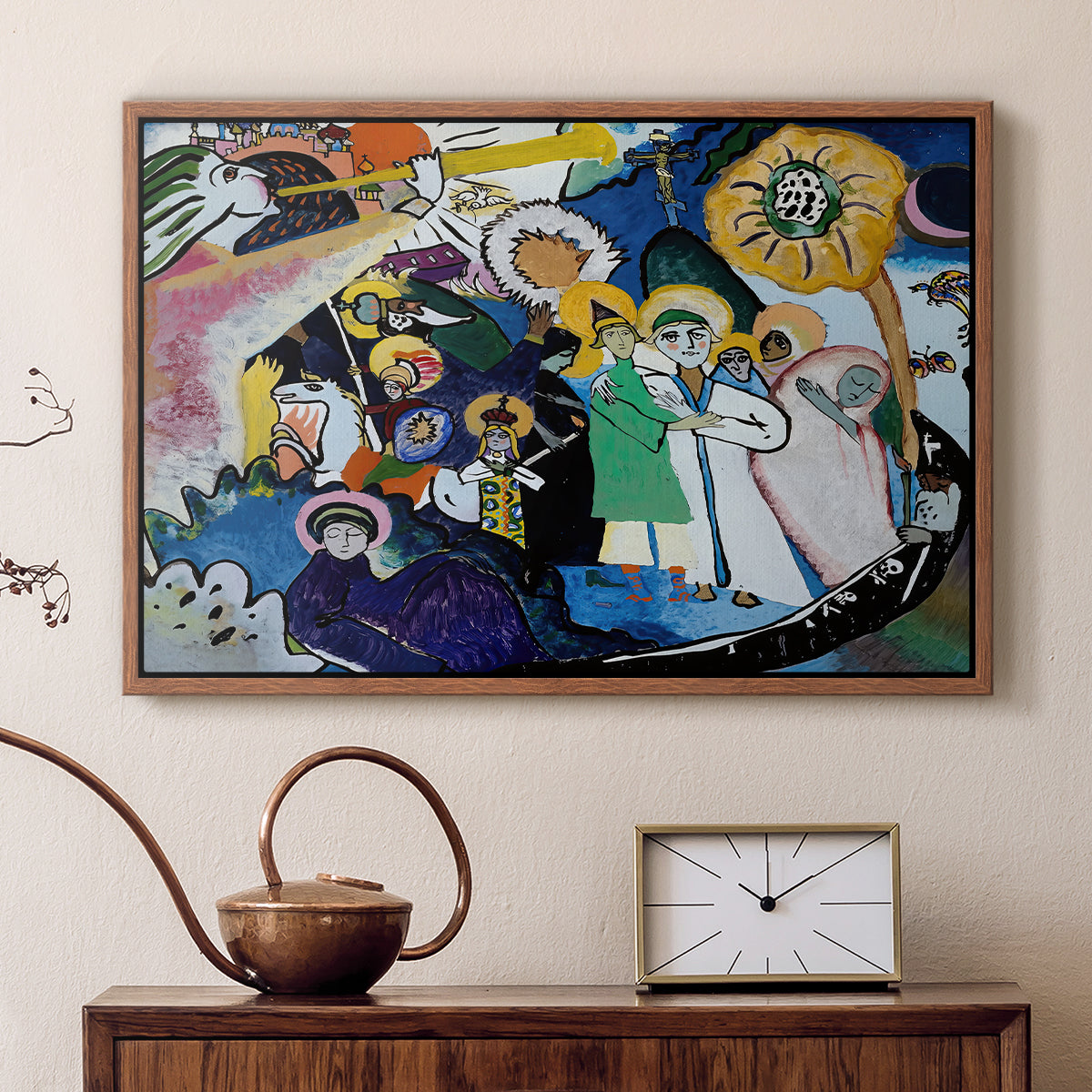 All Saints Day I, 1911 - Floater Framed Canvas Print