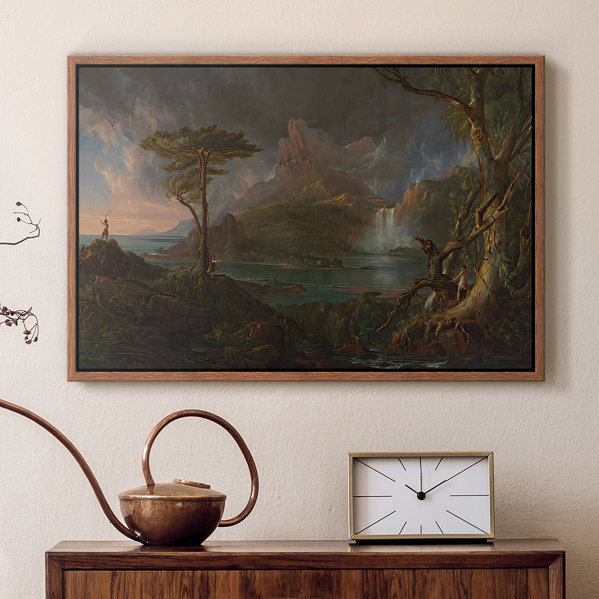 A Wild Scene, 1831-1832 - Floater Framed Canvas Print