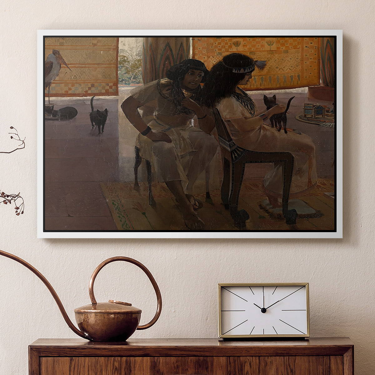 The Age of the Pharaohs, 1914 - Floater Framed Canvas Print