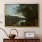 Souvenir of the Environs of Lake Nemi, 1865 - Floater Framed Canvas Print