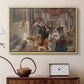 Roman Pilgrims, 1854 - Floater Framed Canvas Print