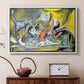 Still Life with Cat and Lobster, 1962 - Floater Framed Canvas Print
