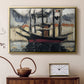 Two Boats Side by Side, Port of Marseilles, c. 1916 - Floater Framed Canvas Print