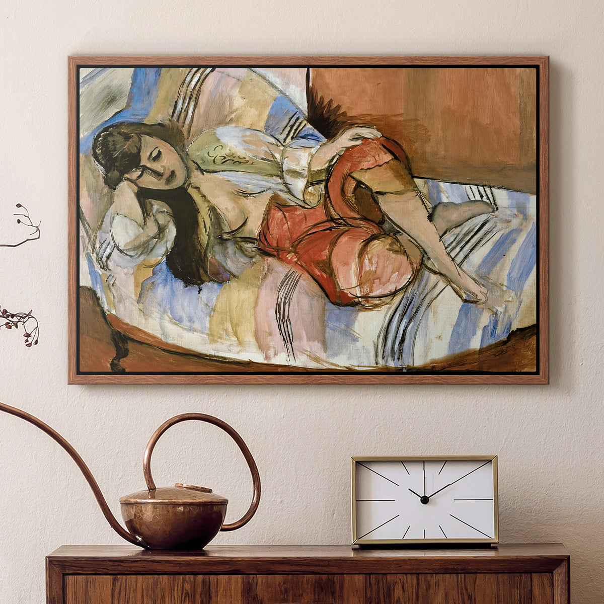 Odalisque, 1923 - Floater Framed Canvas Print