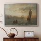View from the Oslofjord, 1866 - Floater Framed Canvas Print