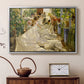 Sewing the Sail, 1896 - Floater Framed Canvas Print
