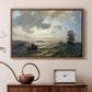 Fresh Breeze on the Norwegian Coast, 1876 - Floater Framed Canvas Print