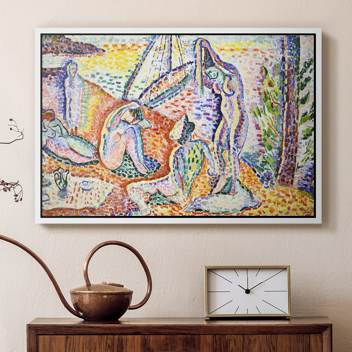 Luxe, Calme et Volupté, 1904 - Floater Framed Canvas Print